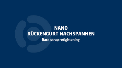 NANO - backstrap retightening