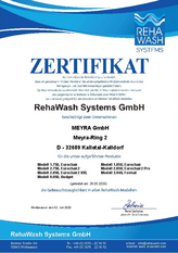 MEYRA - certificazione RehaWash Systems