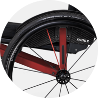 MEYRA FEMTO R - sostegno verticale posteriore Sostegno verticale posteriore